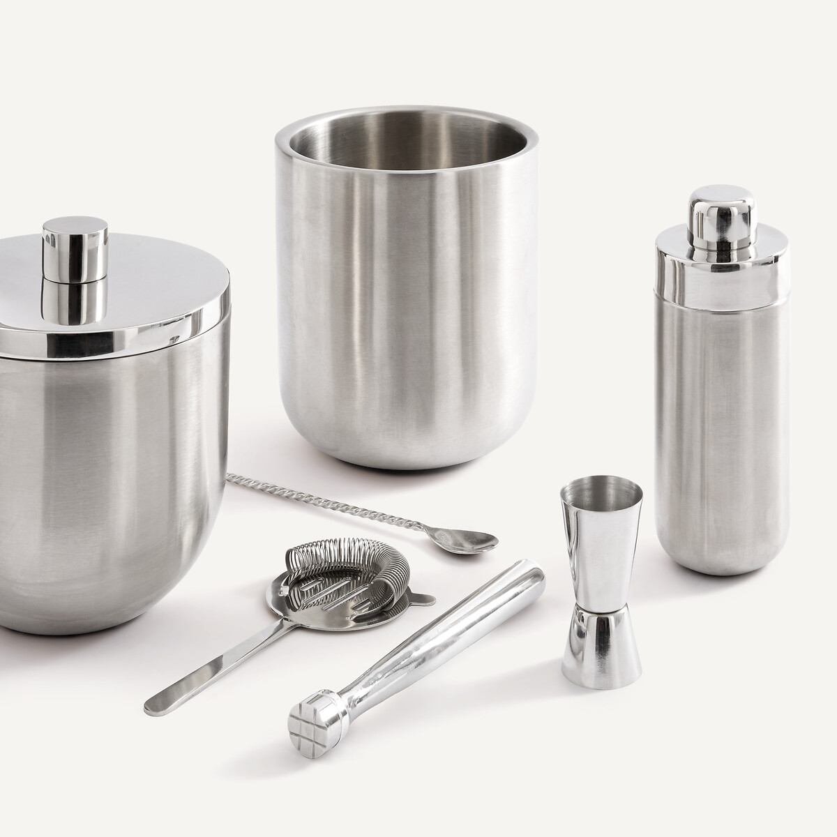 Coffret à cocktail en inox, 5 pièces, REGENT chrome, AM.PM