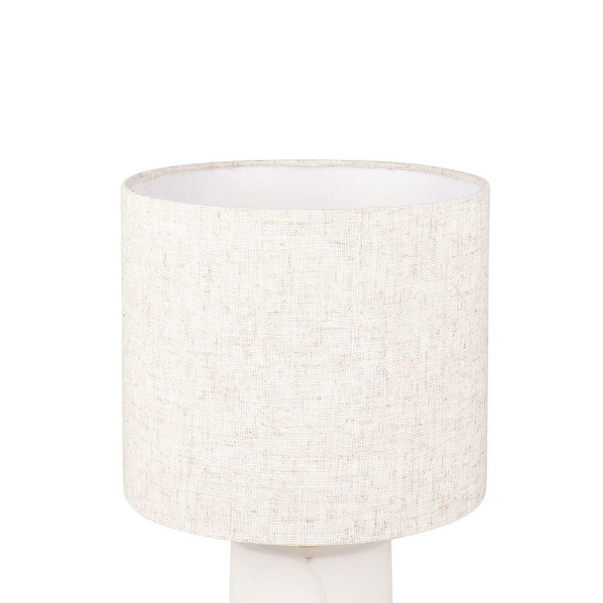 Lampe céramique blanche blanc, DECORATIE