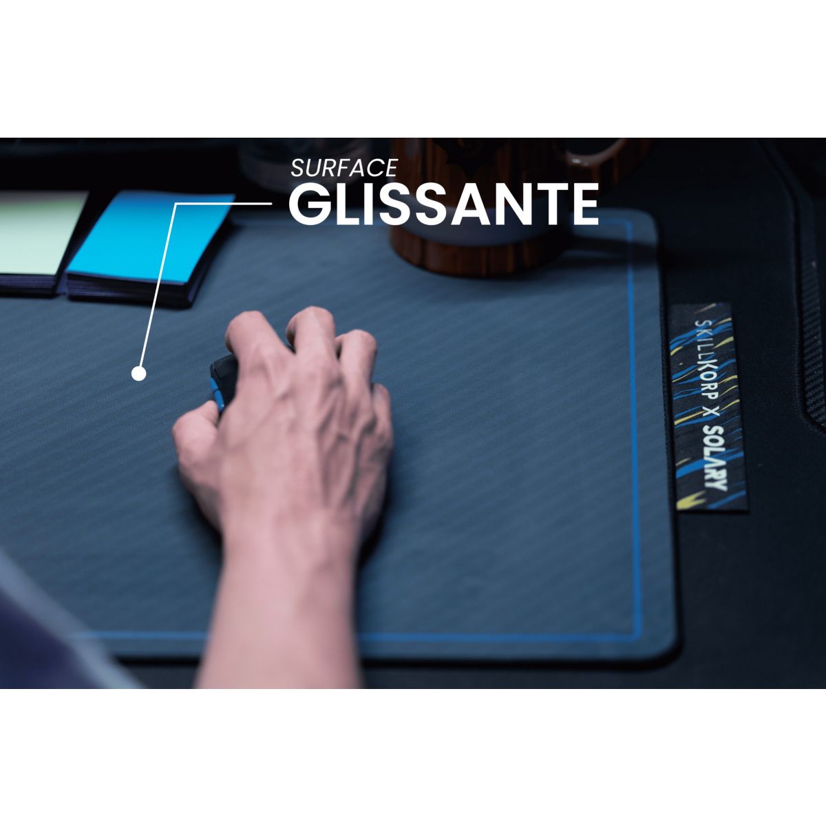 Tapis de souris SOLARY MM20 XXL ULTIMATE couleur unique, SKILLKORP