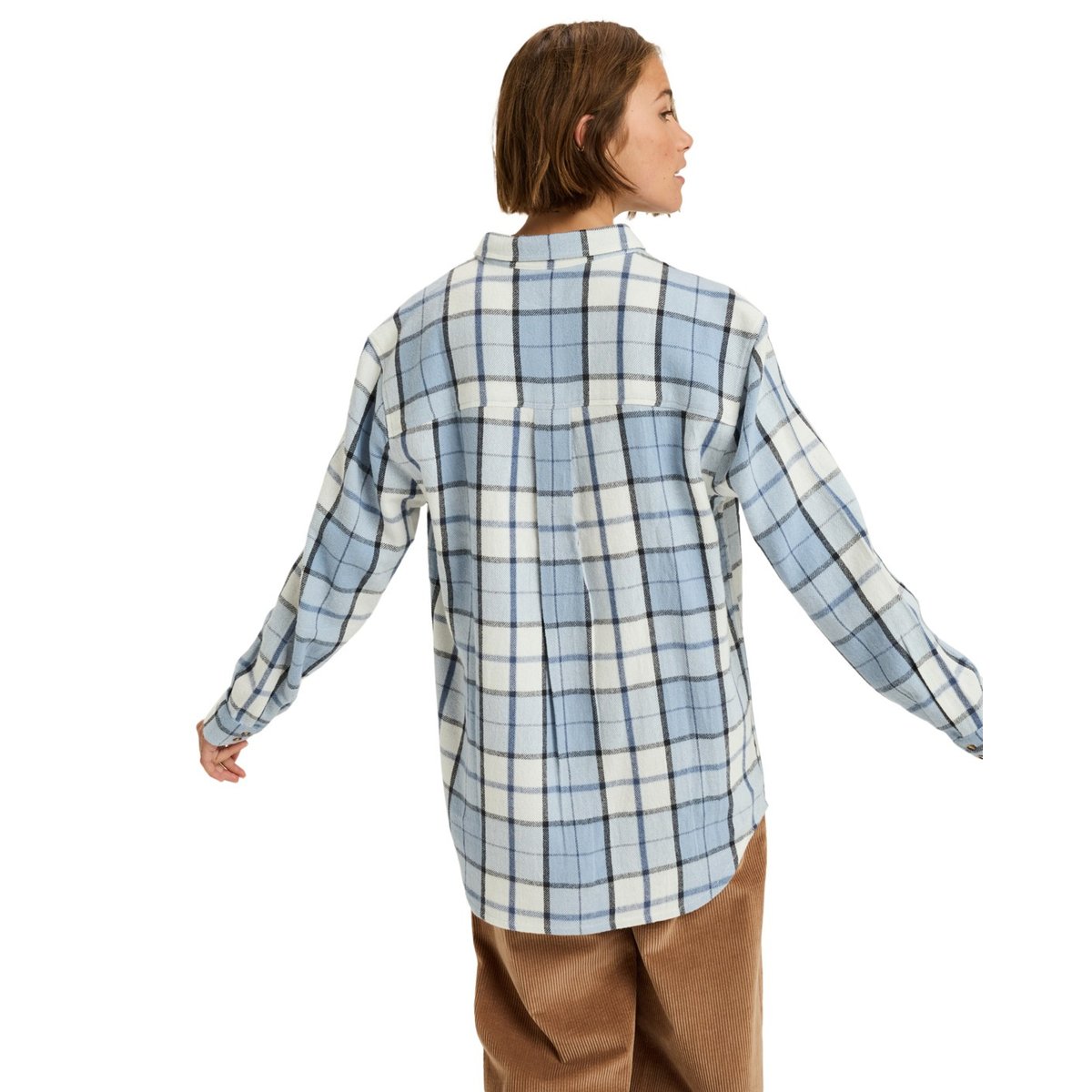 Chemise manches longues LET IT GO FLANNEL. bleu blueblizz mariachi plaid small, ROXY