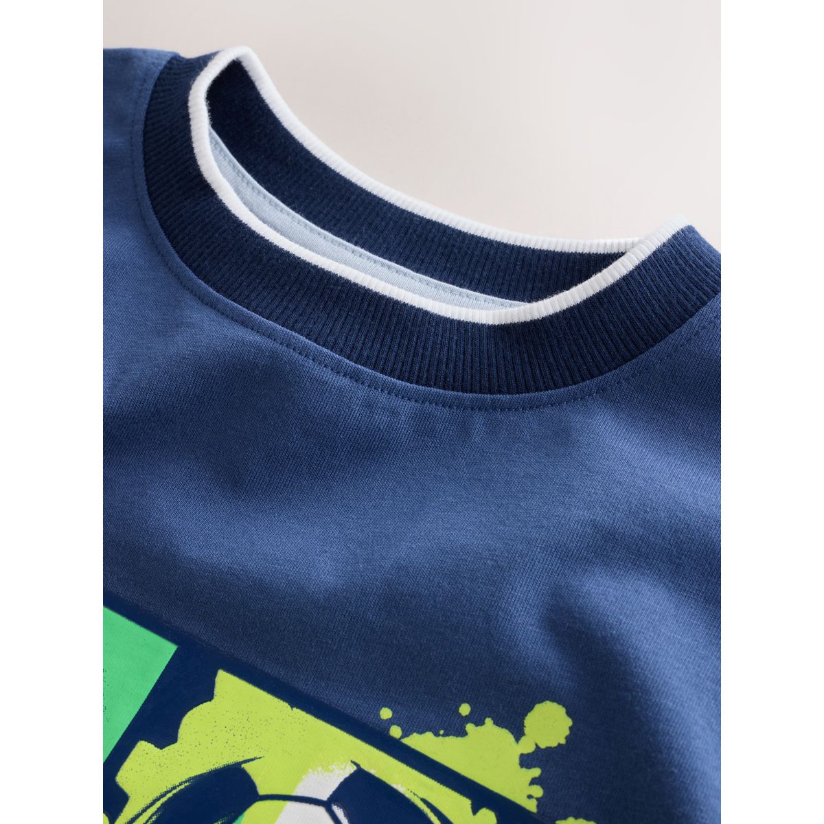 Pyjamas à manches longues, lot de 2 football de la marine arc-en-ciel, NEXT