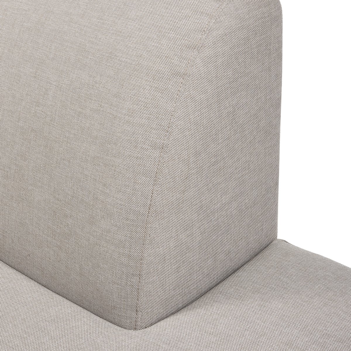 Salon de jardin d'angle gauche en tissu d’extérieur CHIOS sable, WOOOD
