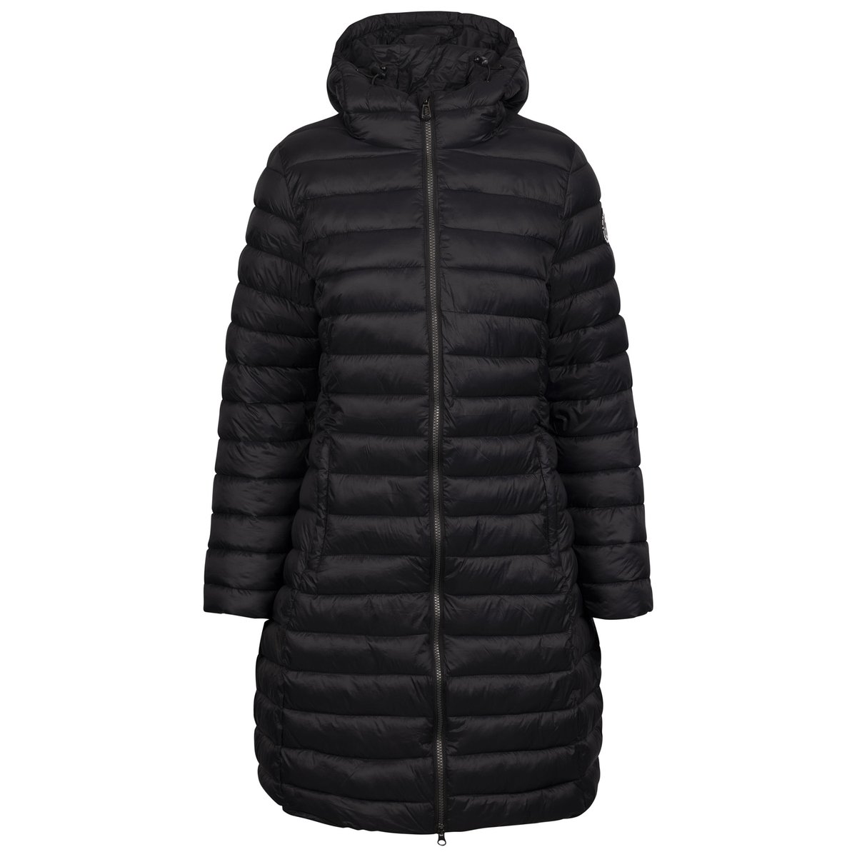 Veste longue matelassée DOROTHEA noir, TRESPASS