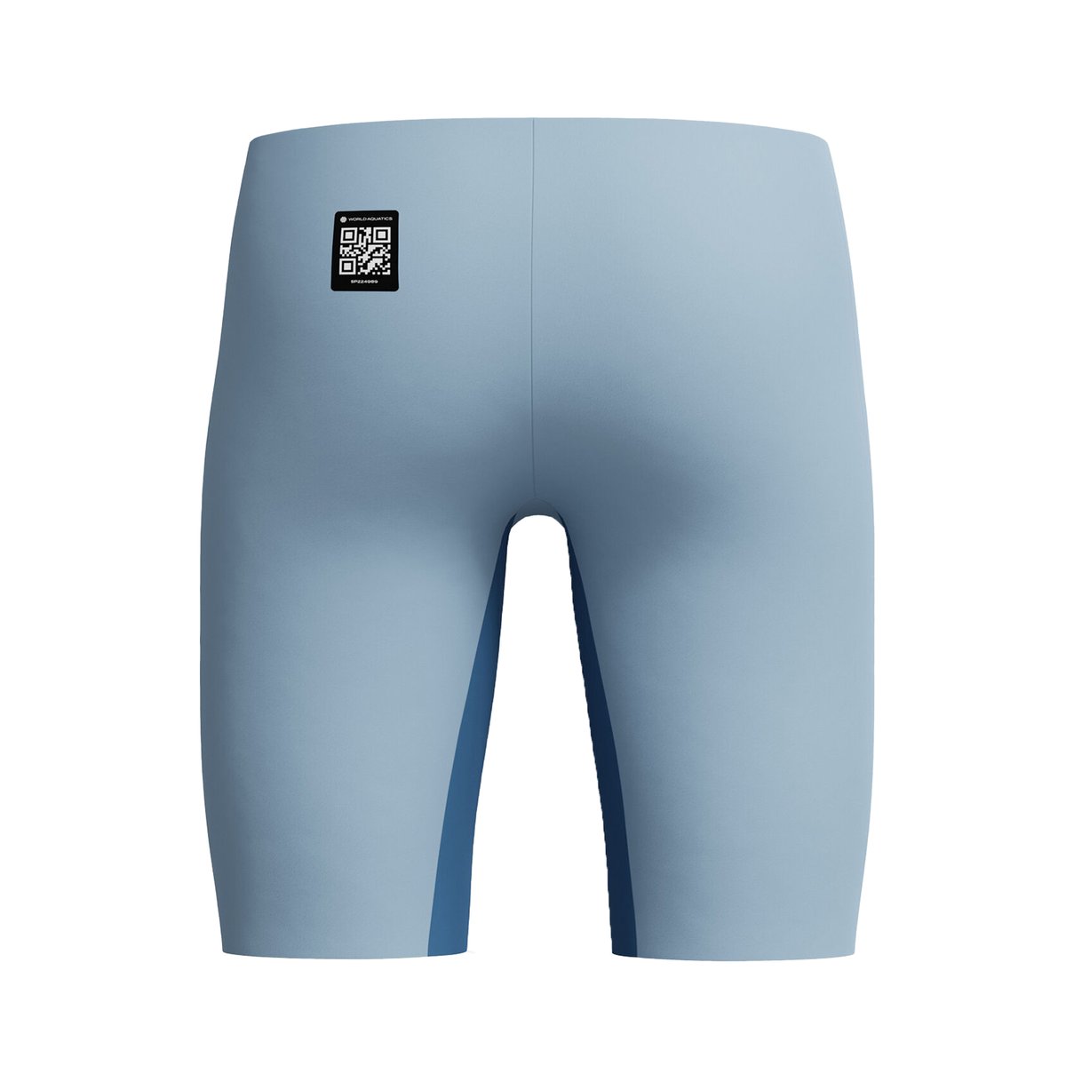 Short de bain à taille haute élastiquée motif/style bicolore FASTSKIN ENDURANCE+ MAX bleu, SPEEDO