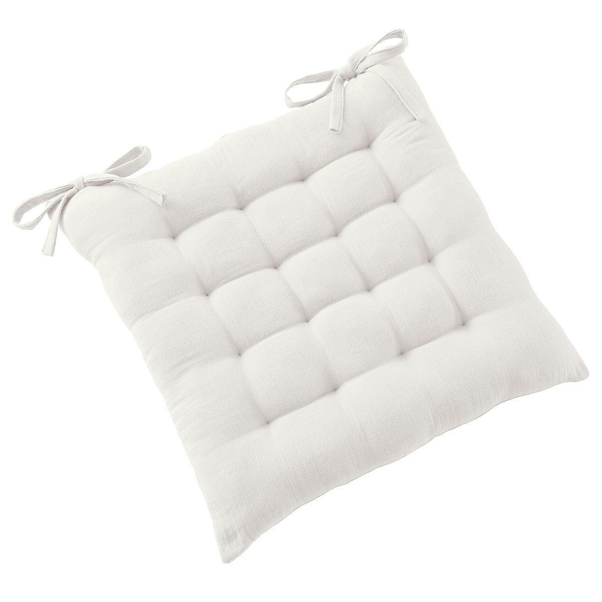 Coussin de chaise 40x40 cm Gaze de Coton Terra Chantilly chantilly, EDEN