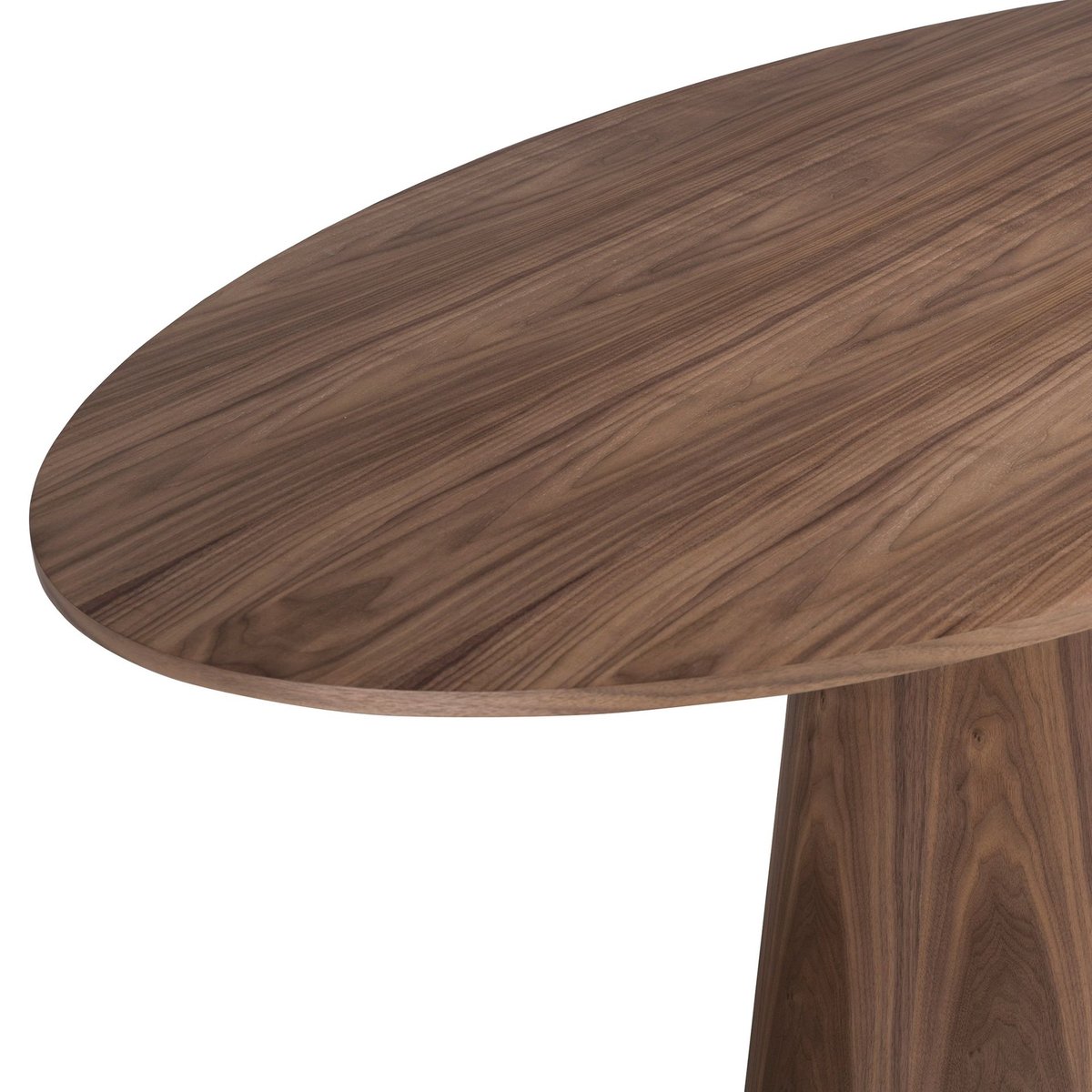 Table à manger ovale noyer walnut, ANGEL CERDA