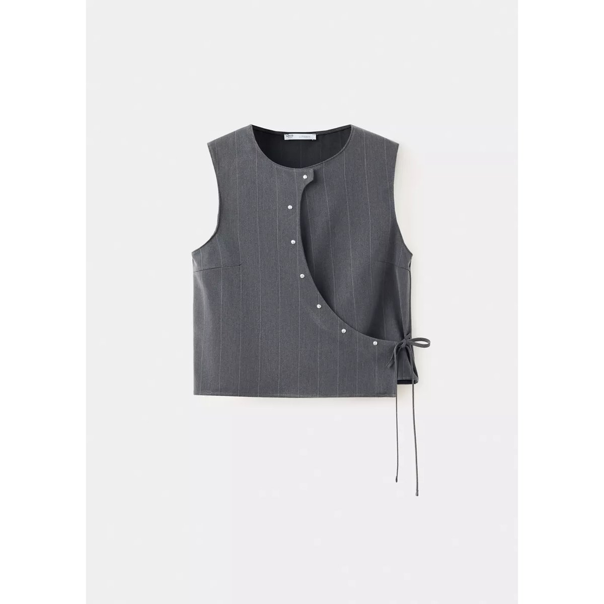 VEST NOCHEC gris, MANGO TEEN