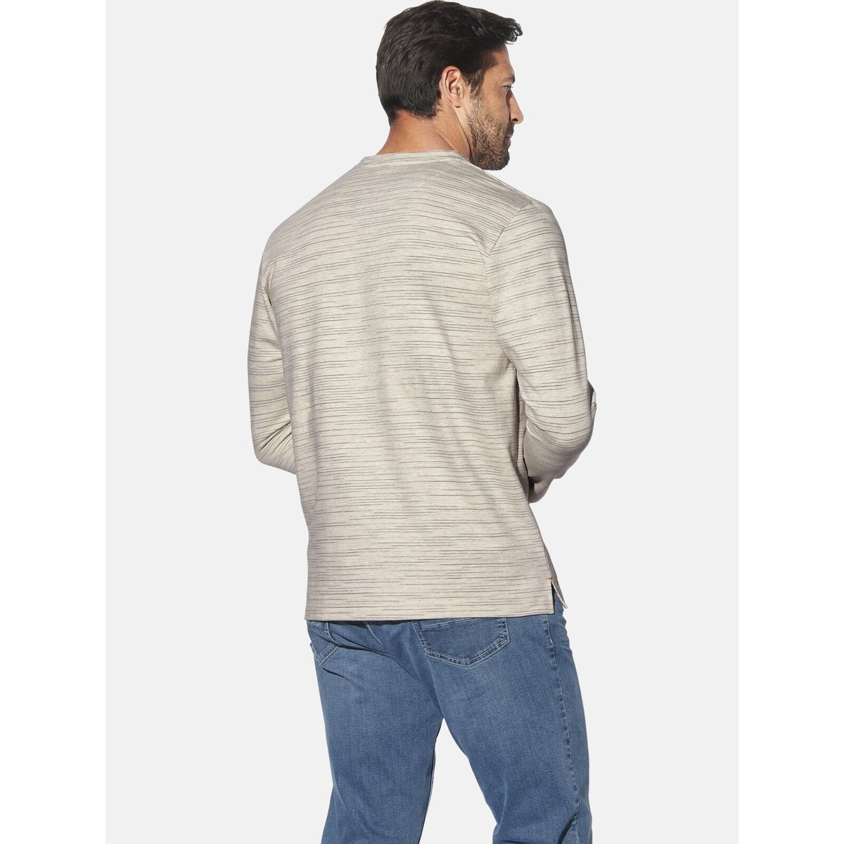 Sweatshirt MAGNUSGREN beige mélange, JAN VANDERSTORM