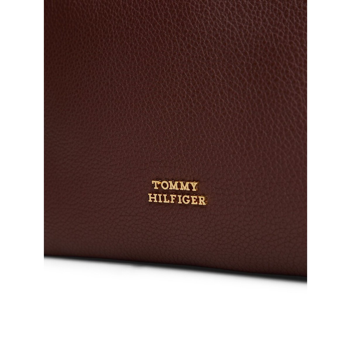 Borsa messenger in pelle, CITY marrone, TOMMY HILFIGER