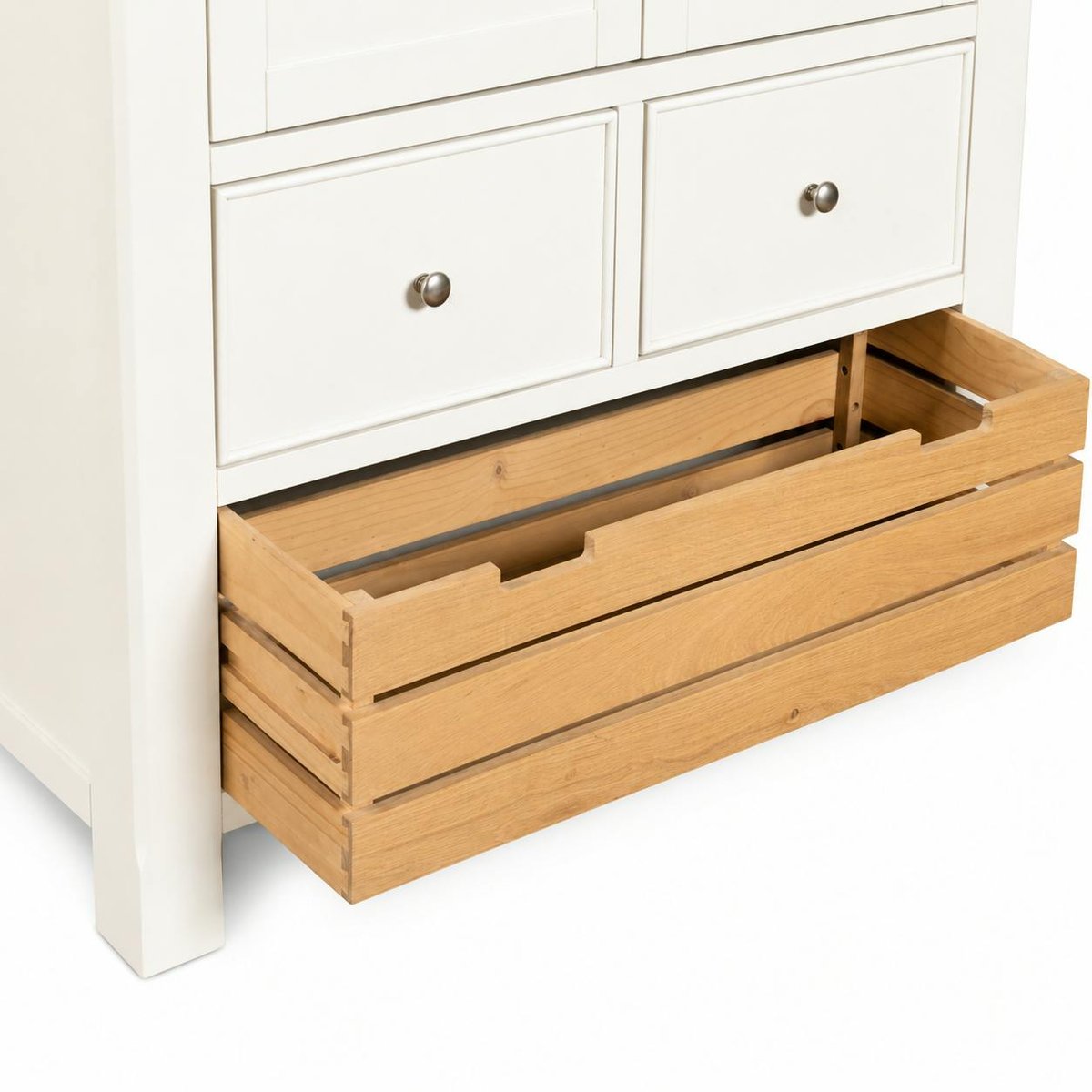 Buffet de cuisine garde-manger blanc style campagne chic VELIA blanc, PIER IMPORT