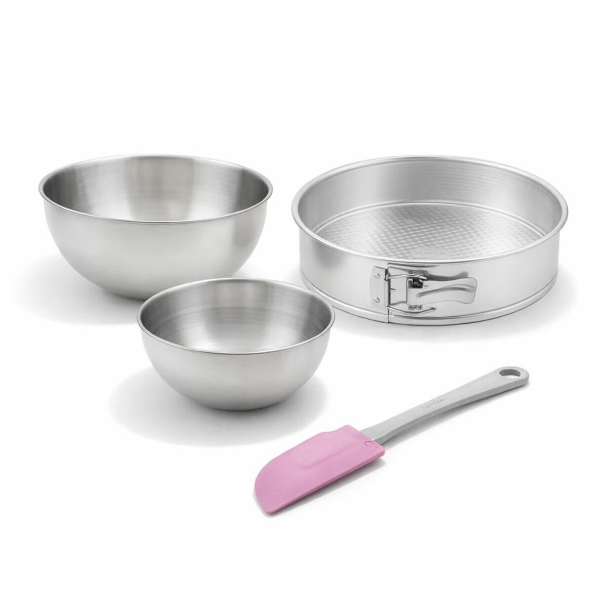 Set de 4 ustensiles de pâtisserie moule à gâteaux 2 bols SILVER gris, ZENKER