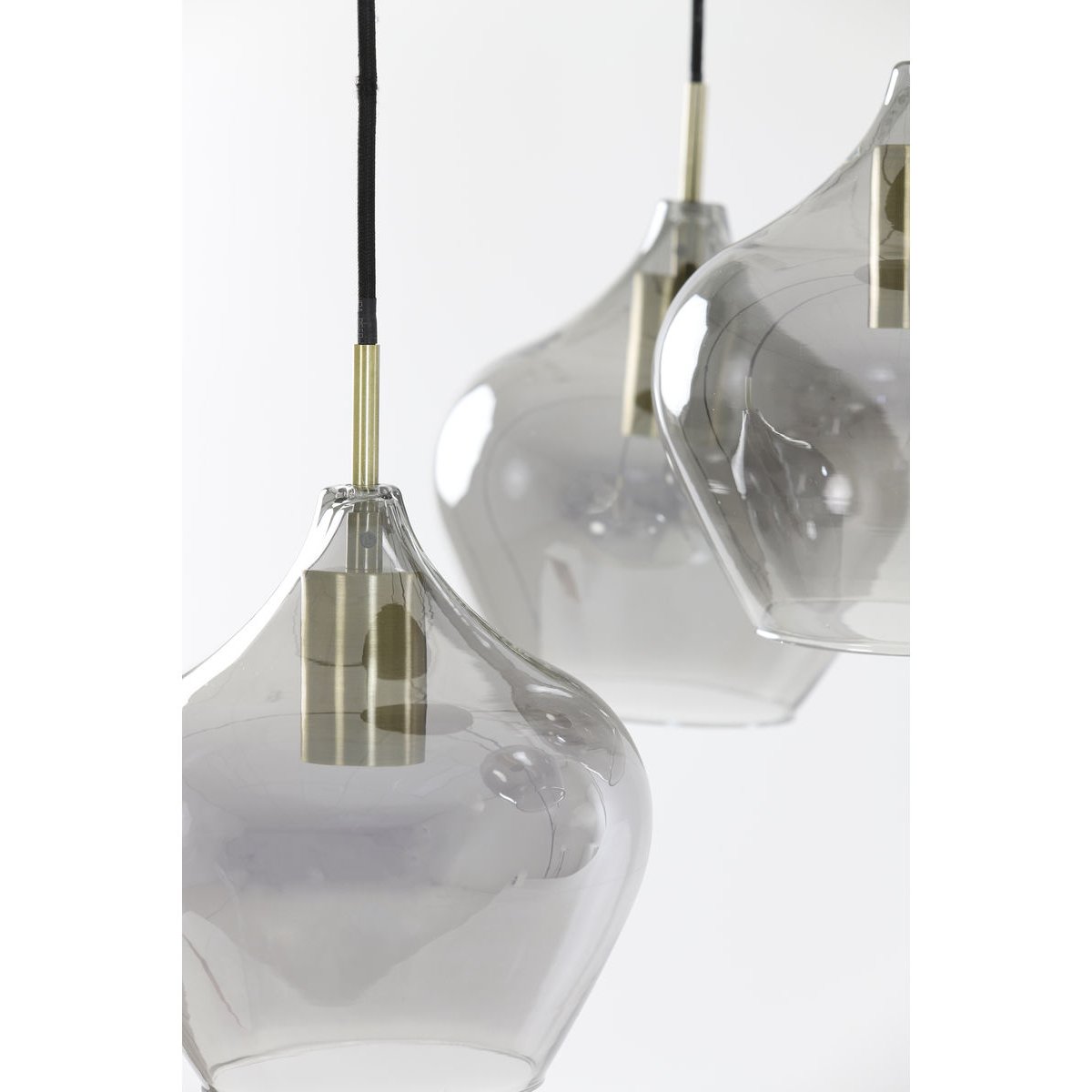 Suspension 5L 104x20x120 cm RakelL antique+smoke Light & Living bronze antique, ZAGO