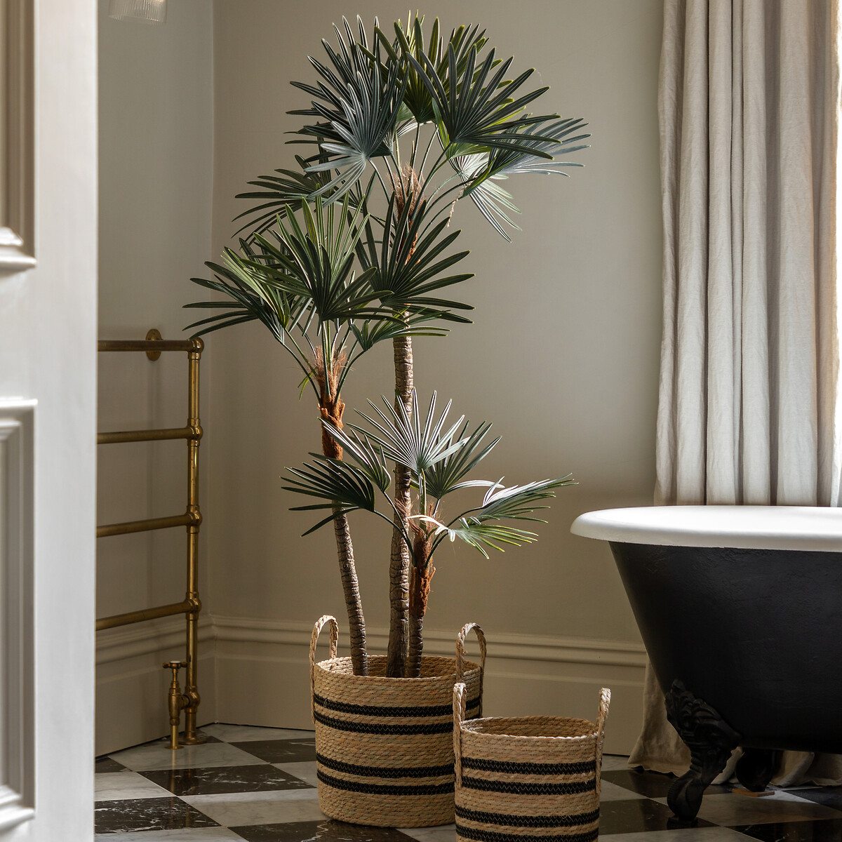 117cm Potted Statement Palm grey, ÉDITÉ