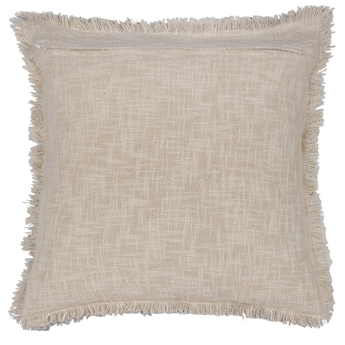 Durelle Damask Fringed Filled Cushion midnight blue, PAOLETTI