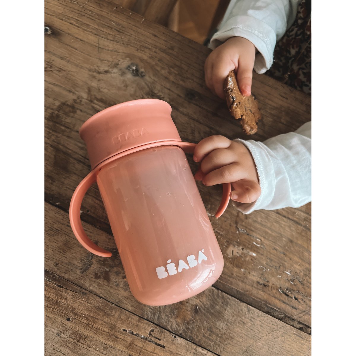 Tasse d’apprentissage 360° rose, BEABA