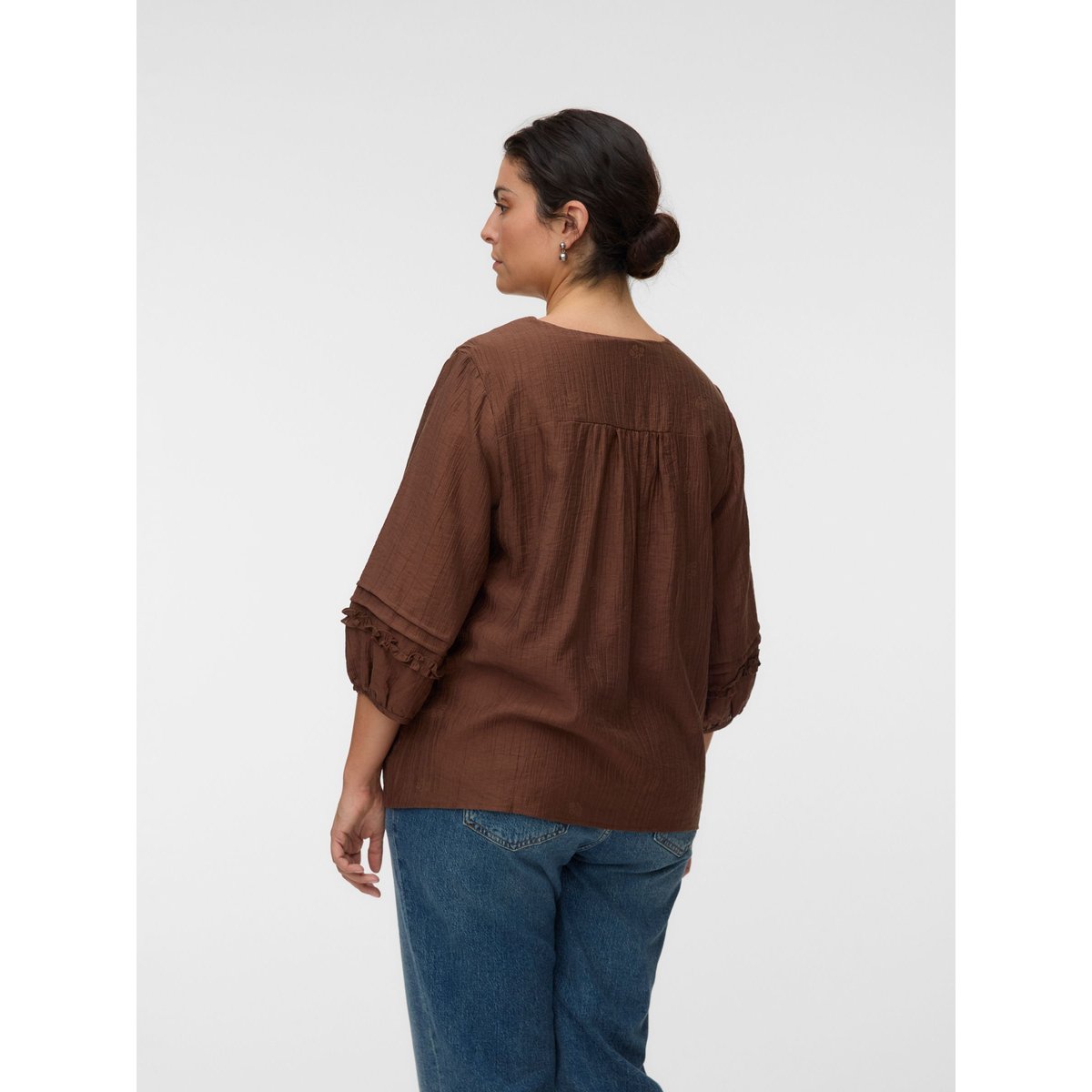 Top cocoa brown, VERO MODA