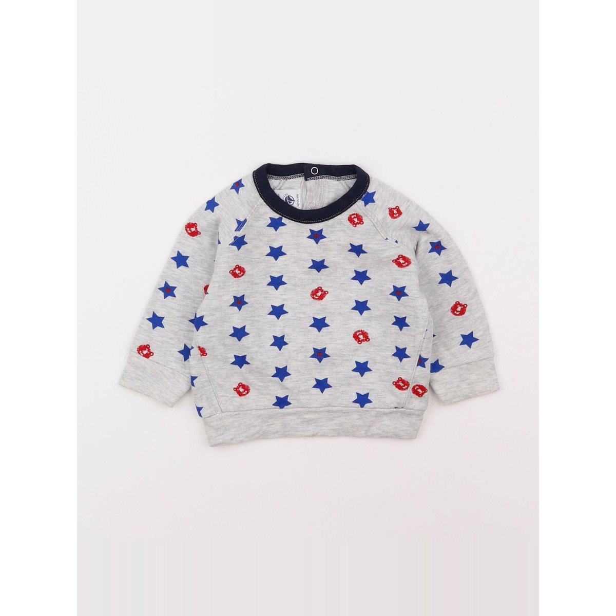 Sweat - Très bon état gris, PETIT BATEAU
