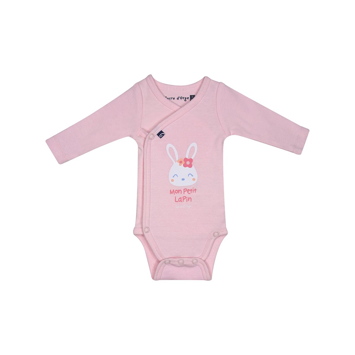 Set naissance lilas maille ouverture devant naissance rose, SUCRE D'ORGE
