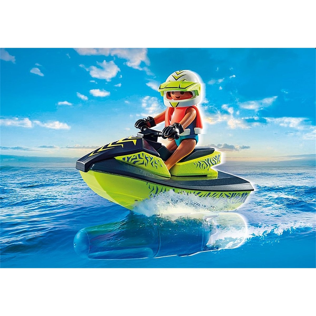 Heroes Bateau de pompier et scooter des mers bateau de pompier et scooter des mers, PLAYMOBIL