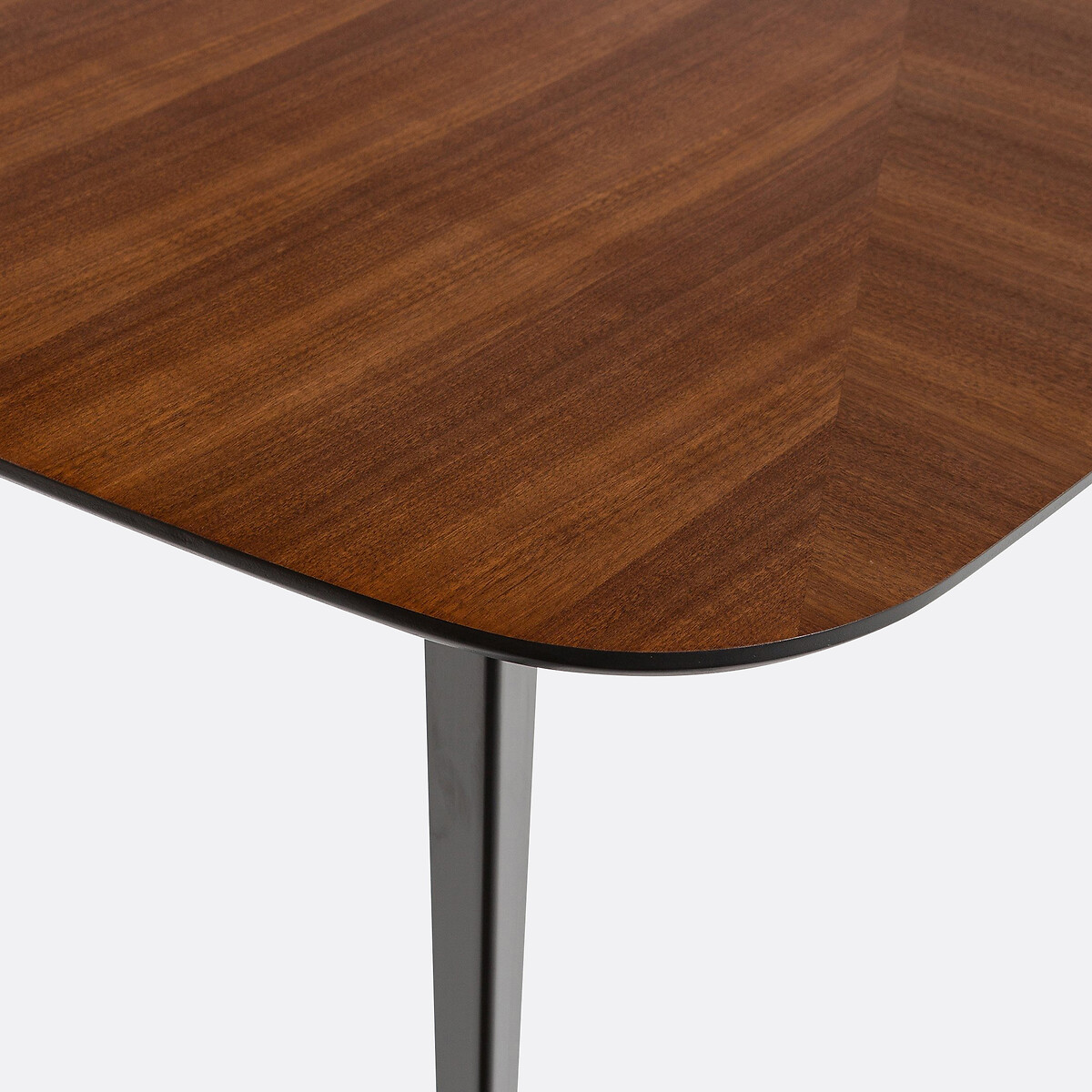 Table à manger, vintage marquetée, 8 couverts, WATFORD noyer, LA REDOUTE INTERIEURS