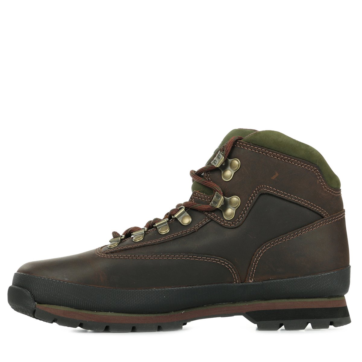 Boots en cuir, Euro Hiker Mide Lace marron, TIMBERLAND