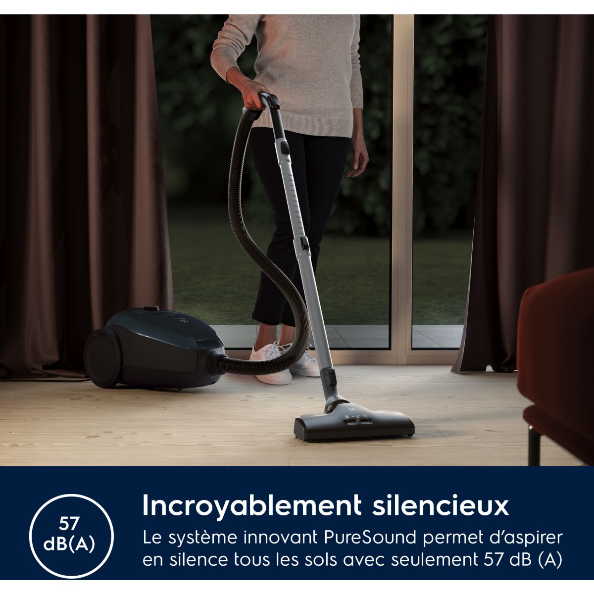 Aspirateur avec sac Pure D8 PD82-4ST bleu, ELECTROLUX