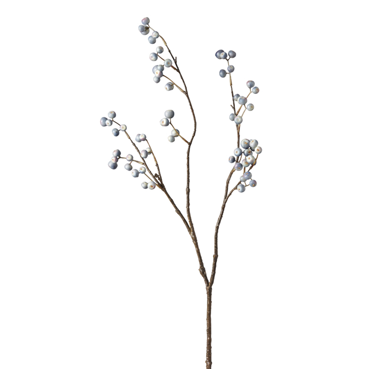 Branche de baies artificielle H90 bleu, SIA DECO