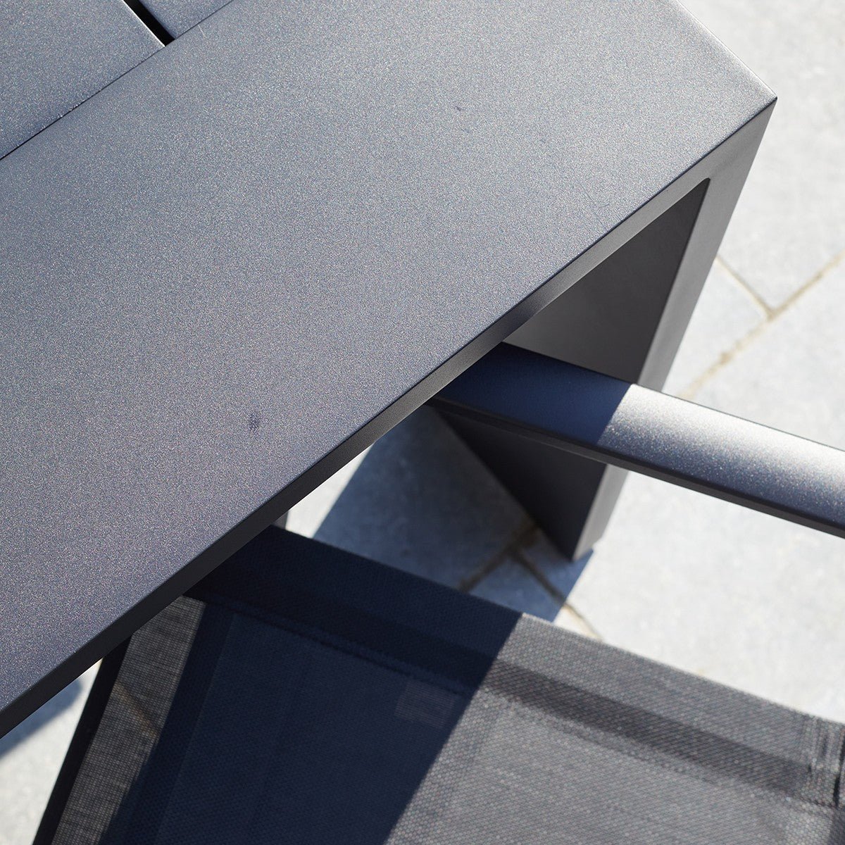 Table de jardin en aluminium noir 6 places  IBIZA noir, BERAH GETAH
