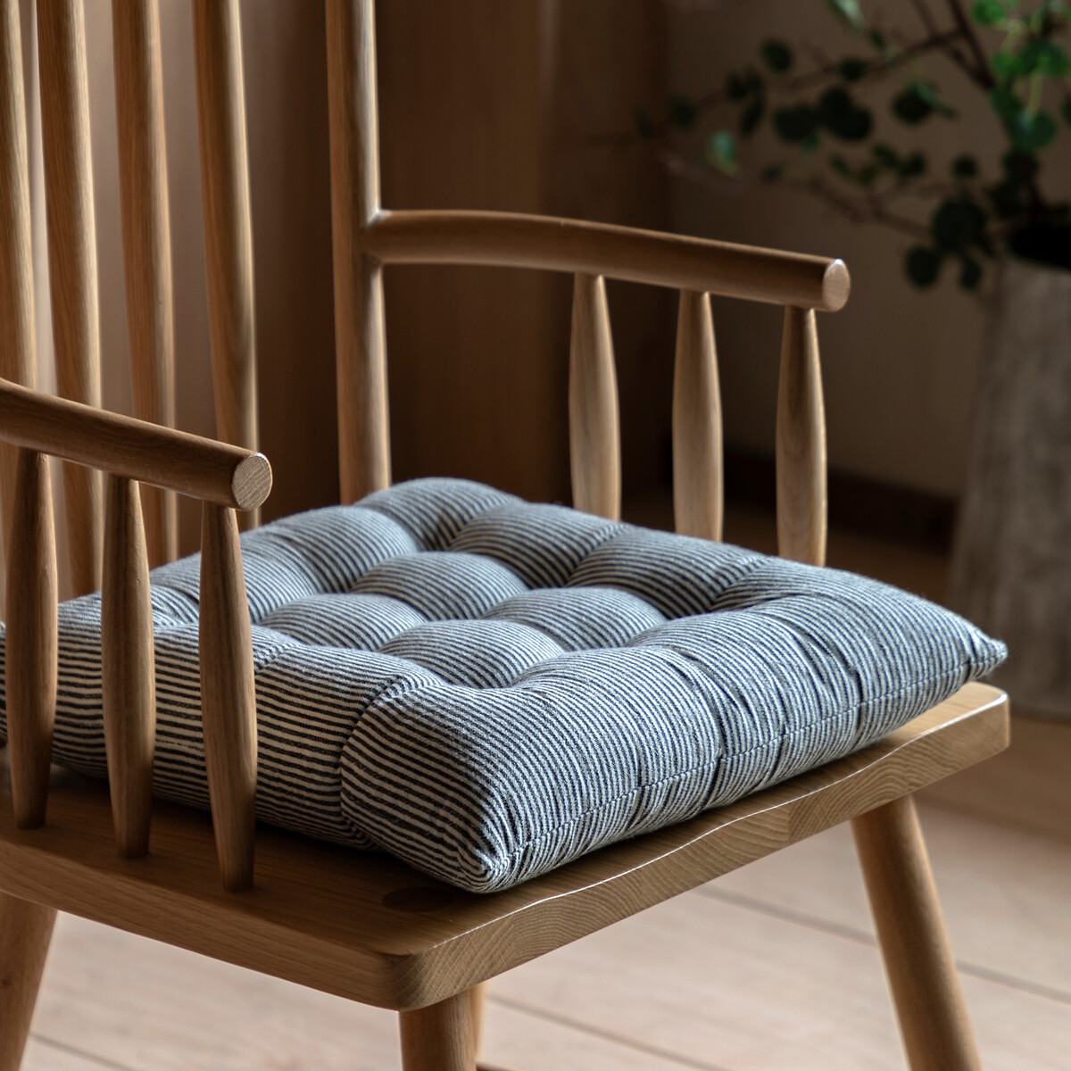 Wellington Woven Stripe Seatpad blue, ÉDITÉ