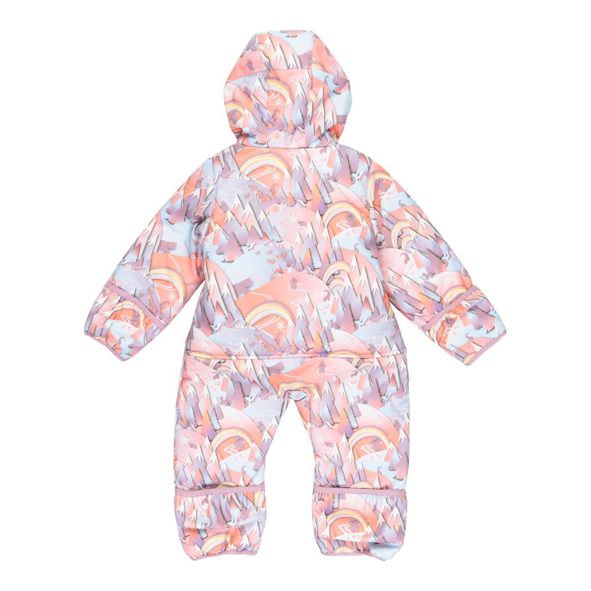 Combinaison de snow ROSE. orange coral chic papercut, ROXY