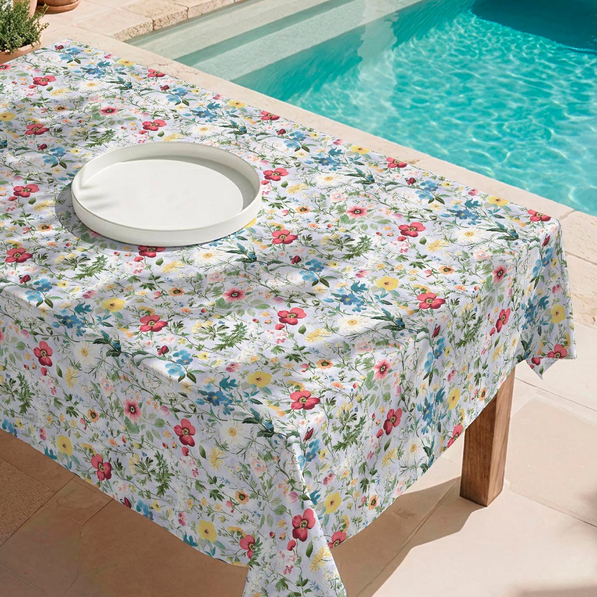 Nappe anti-taches Botti - 100% coton - mauve, NAF NAF HOME