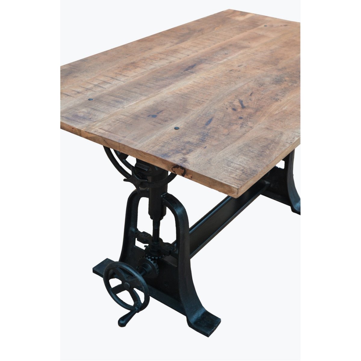 Table en bois massif de style industriel - DRAW couleur unique, MATHI DESIGN