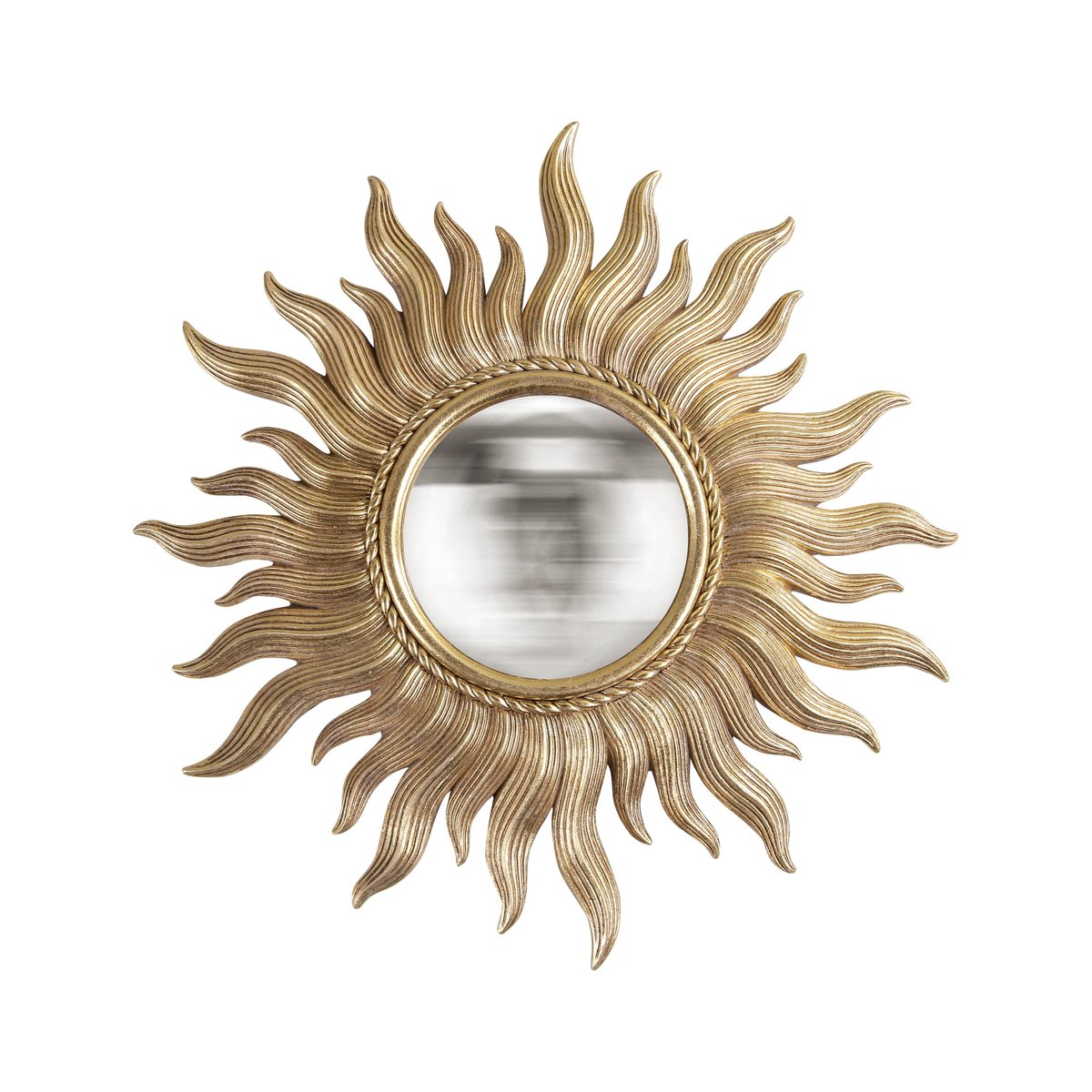 Miroir convexe soleil 26cm or, EMDE
