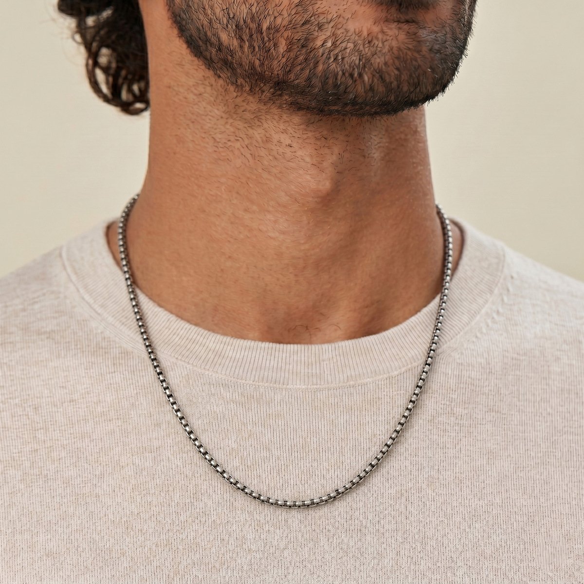 Collier Homme argenté, LOUIS PION