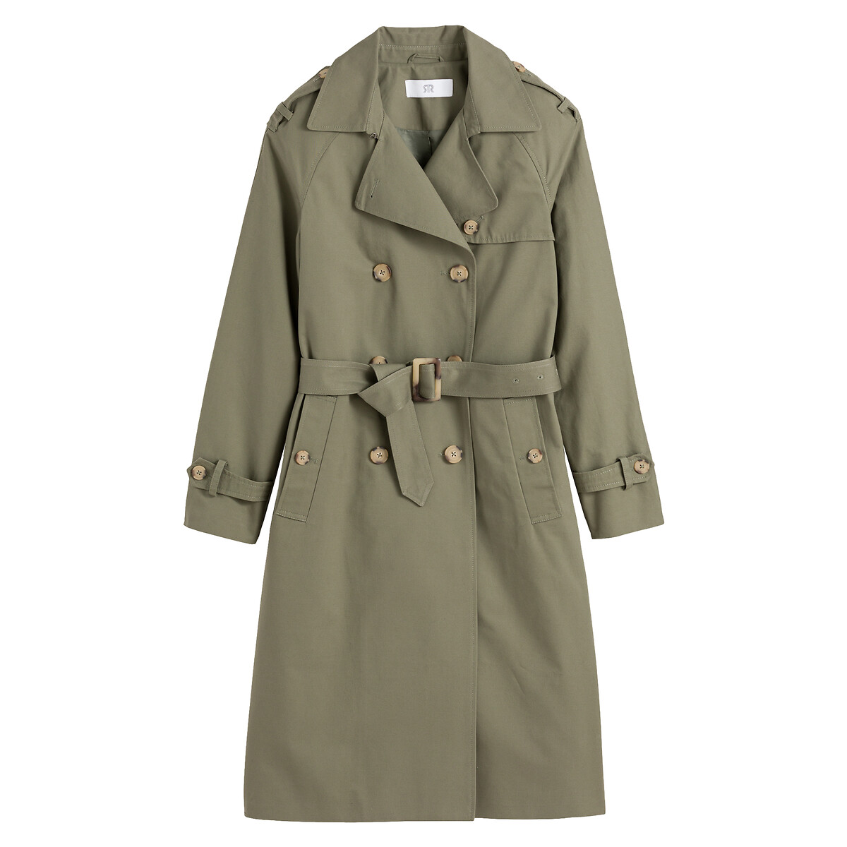 Signatures Ferdinand Cotton Trench Coat khaki green, LA REDOUTE COLLECTIONS
