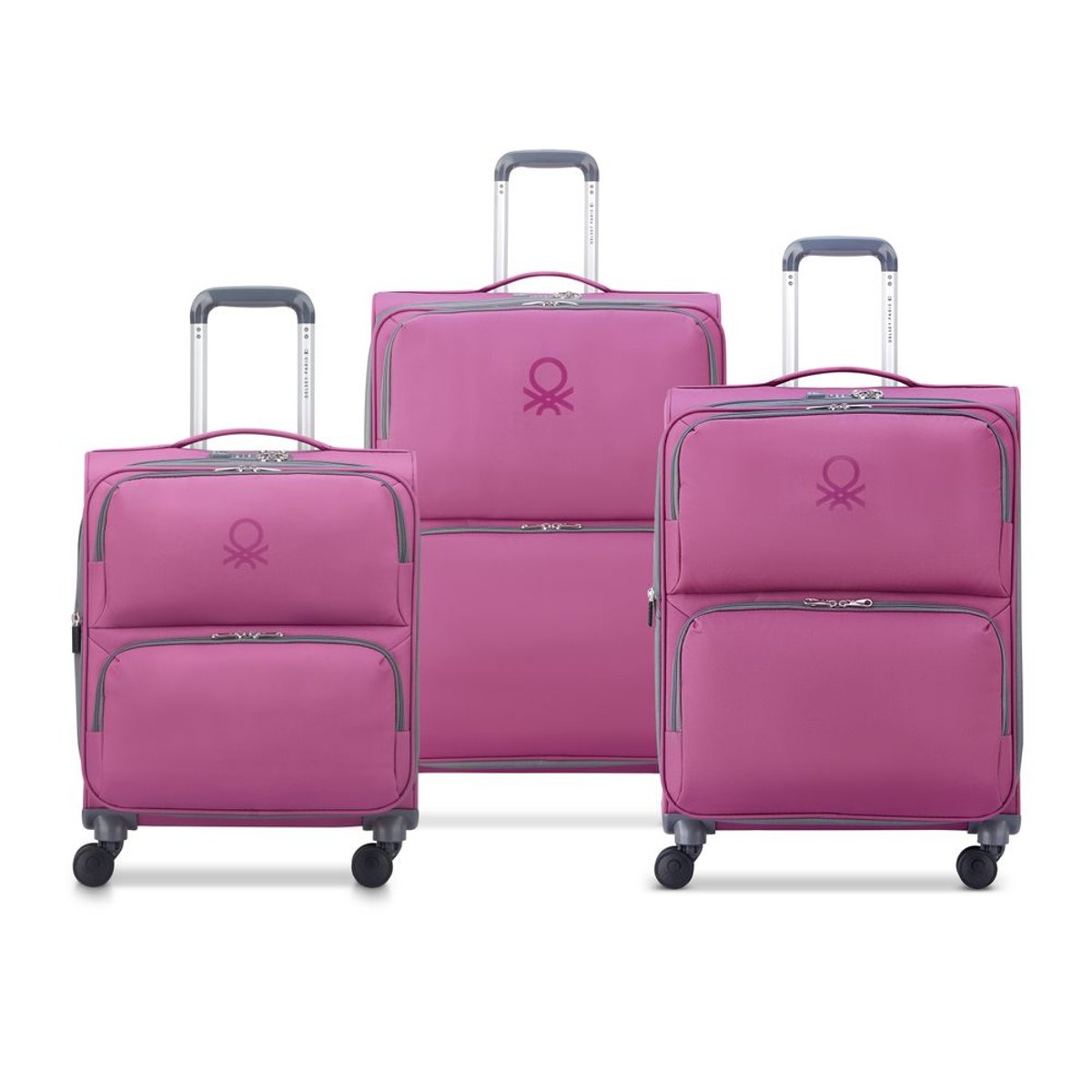 Set XL UCB SOFTSIDE rose, DELSEY PARIS