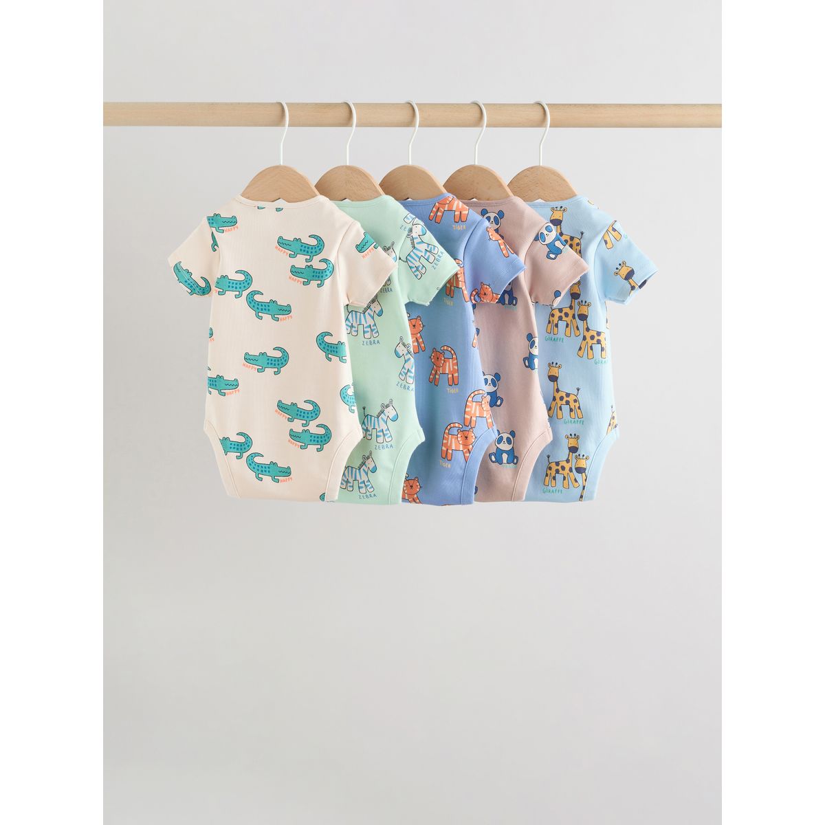 Body bébé à manches courtes, lot de 5 multi-couleurs, NEXT