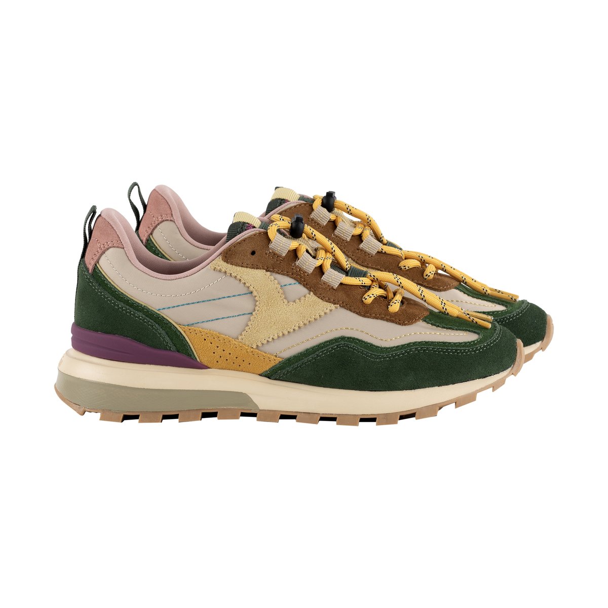 Basket Basse Cuir beige, VICTORIA