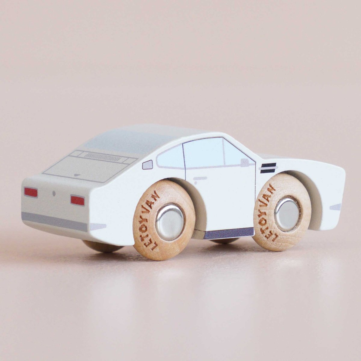 Voiture Aaron No 6 blanc, LE TOY VAN