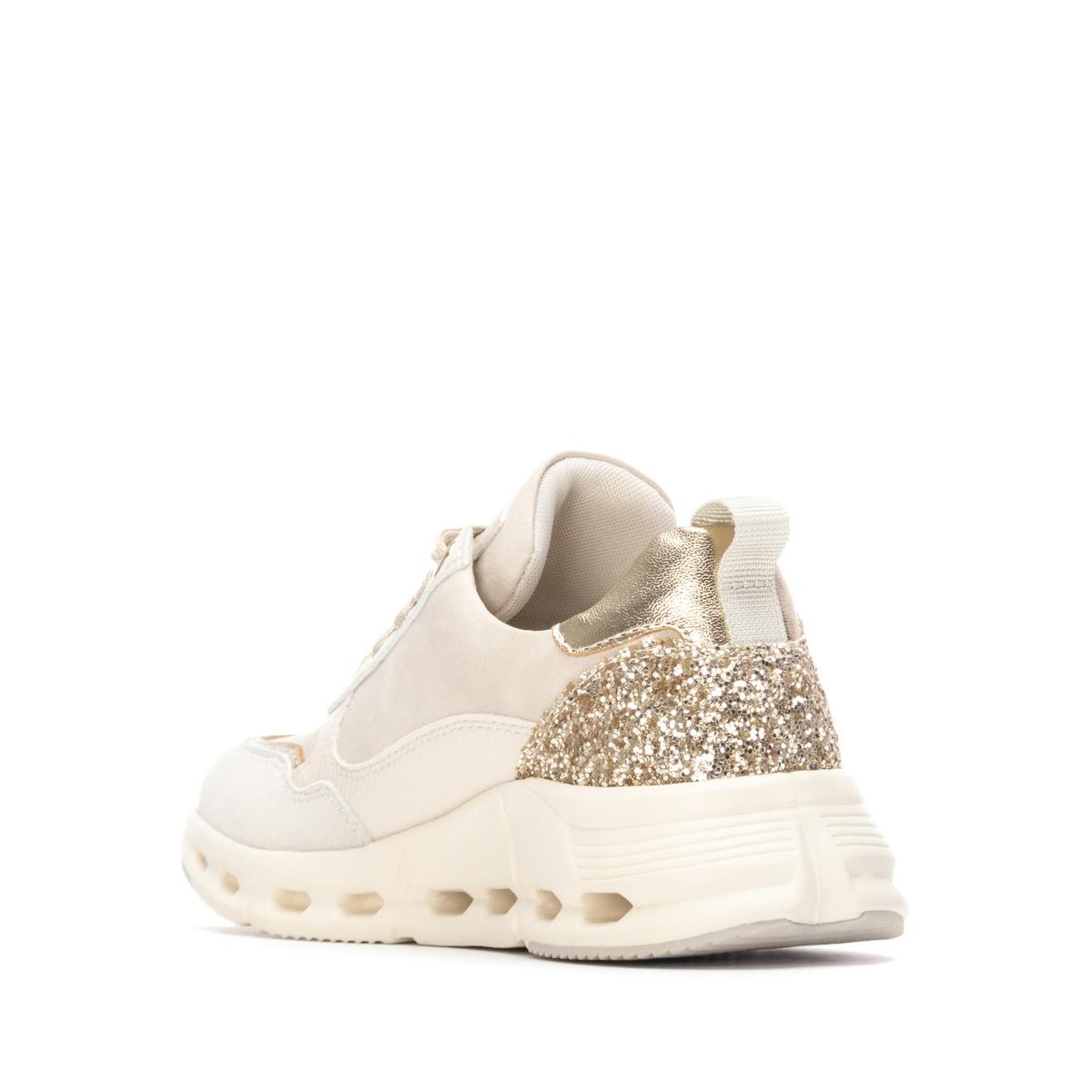 Baskets Plaine Fermeture éclair beige, XTI