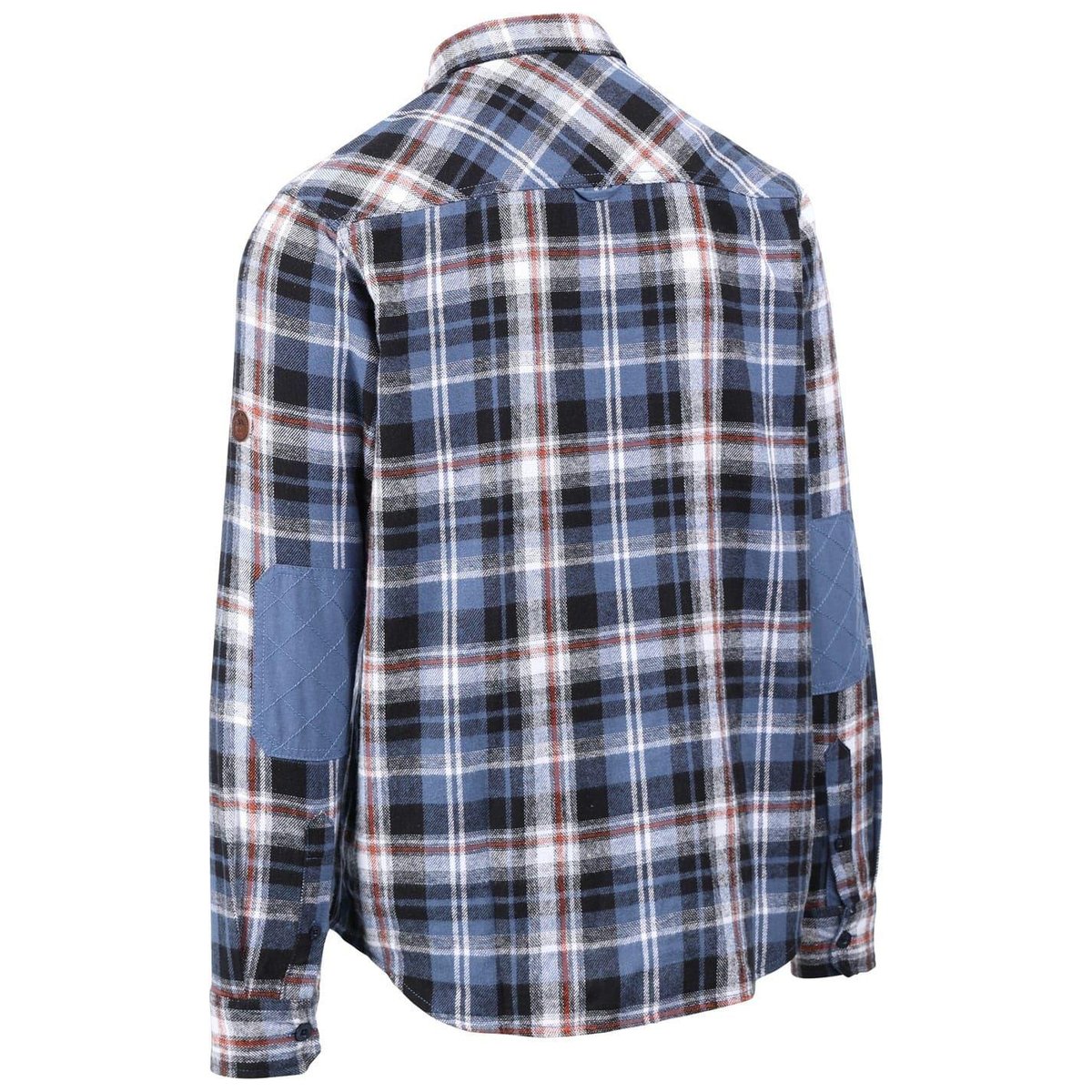 Chemise manches longues motif/style à carreaux ZALAH carreaux bleu, TRESPASS
