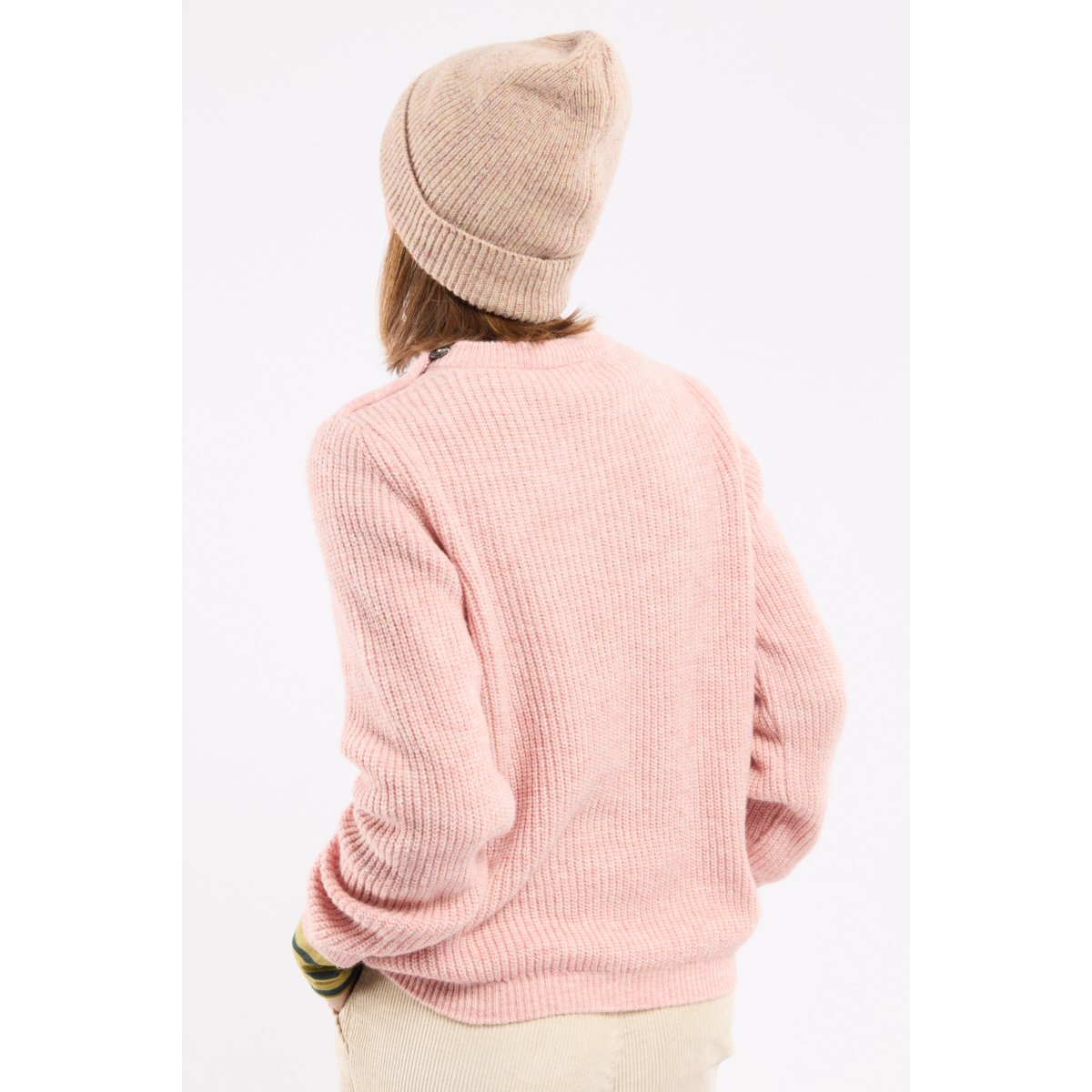 Pull maille perlée - alpaga et laine body, ARMOR-LUX