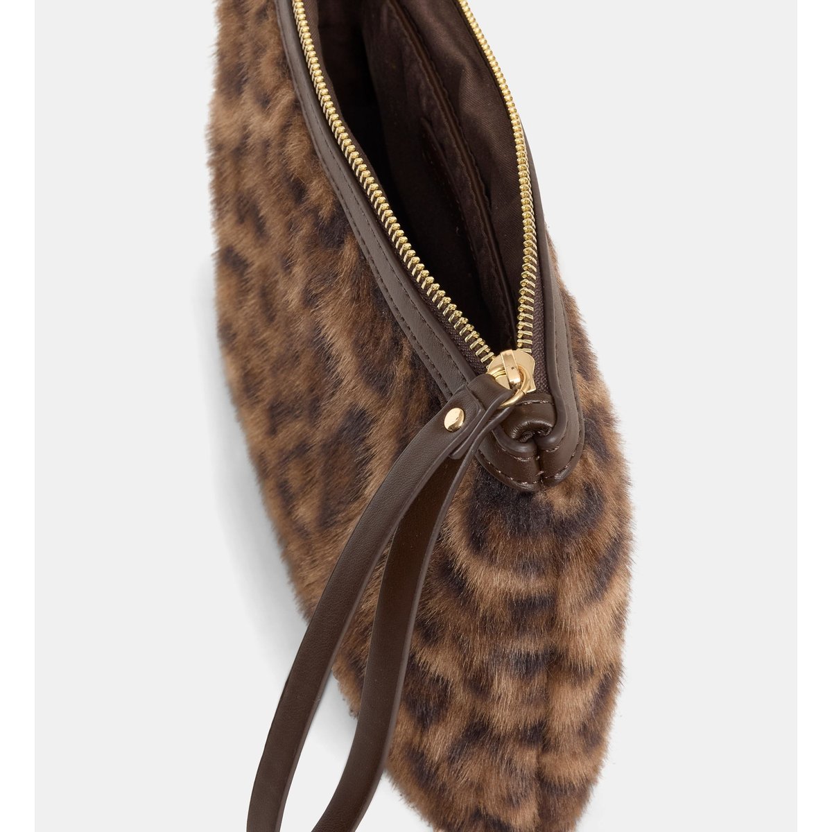 Pochette vicky fur léopard, GALERIES LAFAYETTE