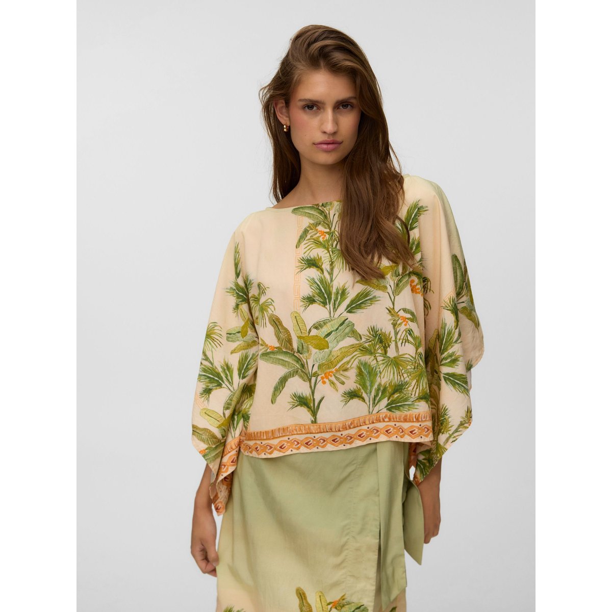 Blouse verte - nile, VERO MODA