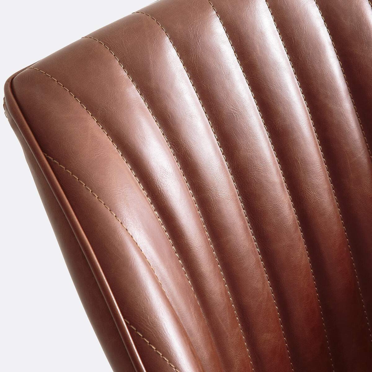 Fauteuil de bureau rotatif, Hiba cognac, LA REDOUTE INTERIEURS