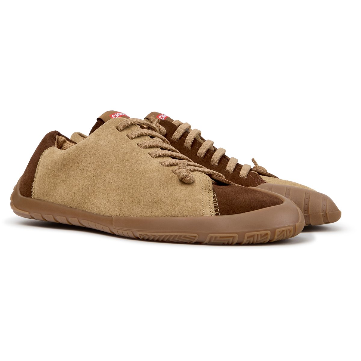 Baskets Peu Path+ Twins Suede Leather brun 014, CAMPER