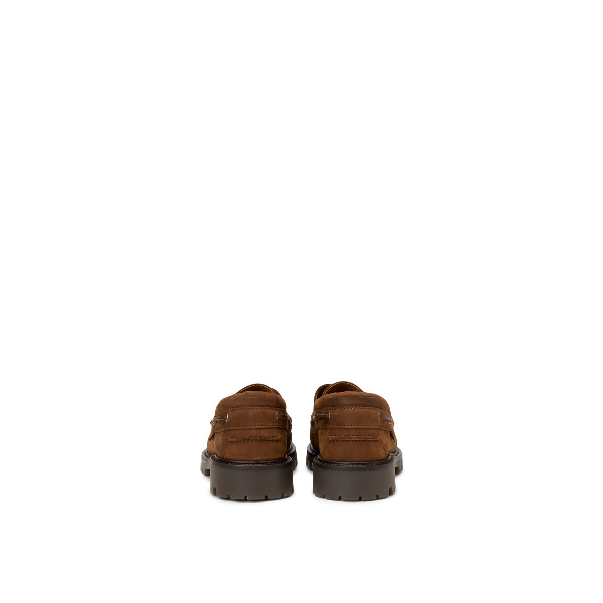 Chaussures de bateau, modèle Armin en cuir velours huilé marron fonce, MARC O'POLO