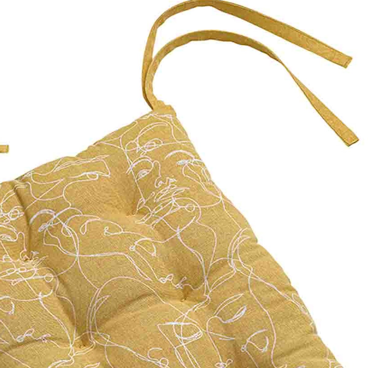 Galette de chaise 100%polycoton 200gsm mais, C DESIGN HOME TEXTILE