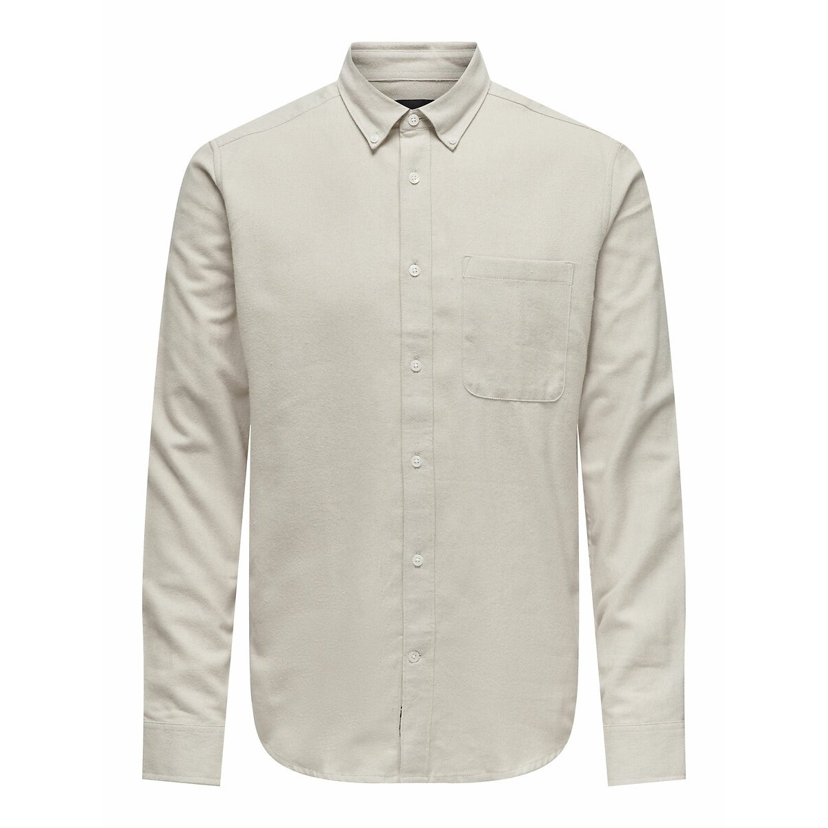 Chemise slim beige clair, ONLY & SONS