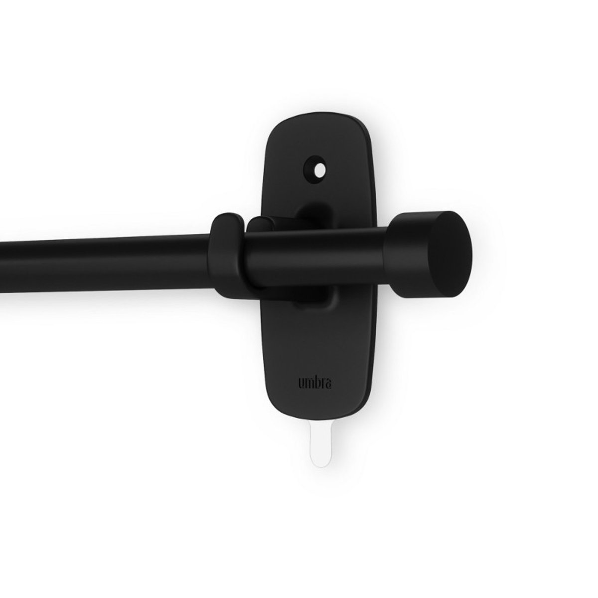 Tringle à rideaux auto-adhésive Cappa ADHERA noir, UMBRA